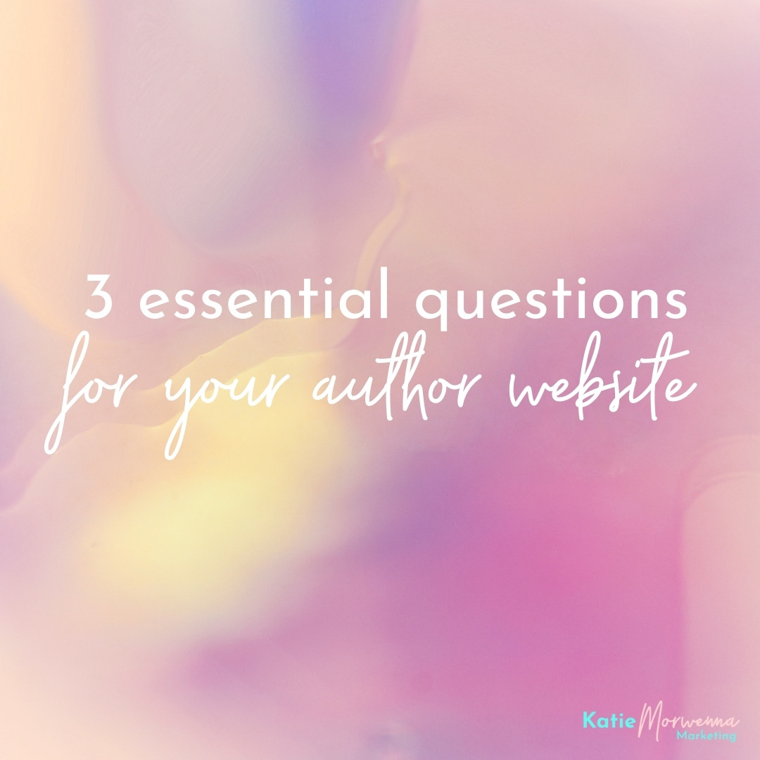 3 essential questions for your author website