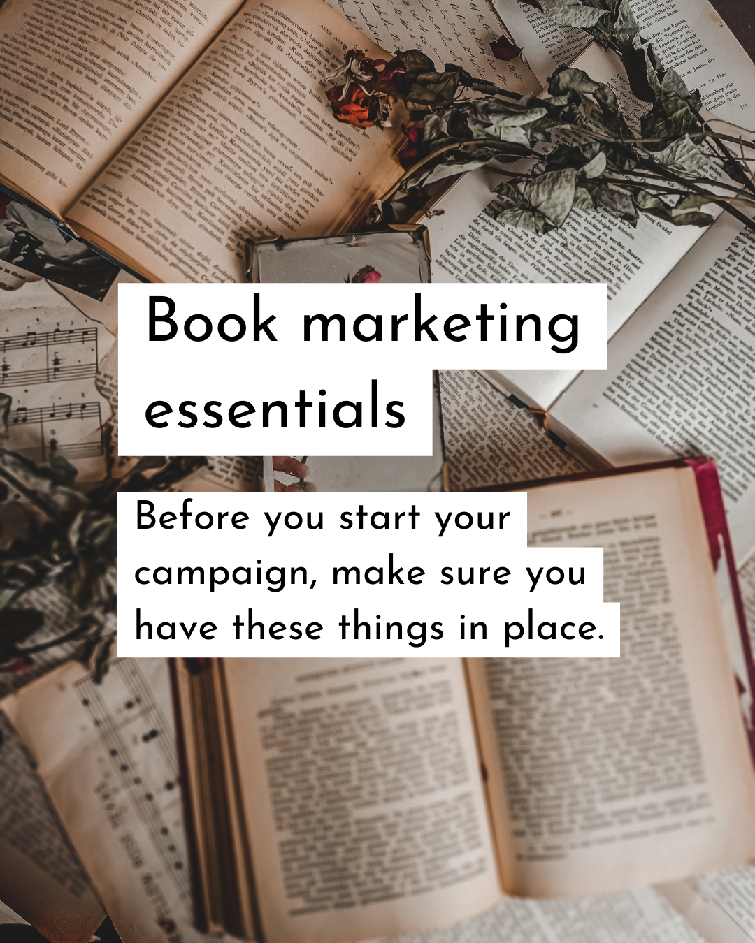 Where to start with marketing your book